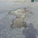 Alligator Cracks and Large Pot Hole